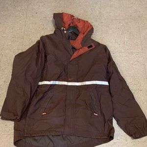 Nike 2-1 zipper Heavy rain jacket size XL